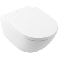 V&B Wand-WC, Tiefspüler TwFl Subway 3.0 37x56cm, spülrandlos, stone white C-plus von Villeroy & Boch