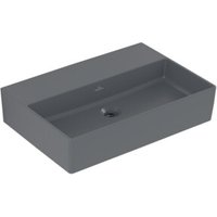 V&B Waschtisch Memento 2.0 60x42cm, ohne Überlauf, graphite C-plus von Villeroy & Boch