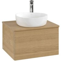 V&B Waschtischunterschrank mit Frontstruktur Antao 60x36x50cm, HL, WBP hon. Oa, hon. Oa von Villeroy & Boch