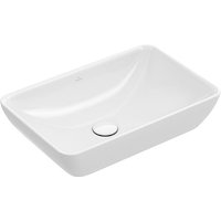 Villeroy&boch - Venticello - Aufsatzwaschbecken, 550x360 mm, mit Überlauf, ohne Hahnloch, Alpinweiß 41135501 von Villeroy & Boch