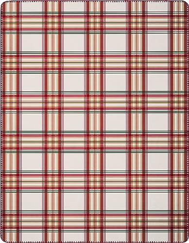 Villeroy & Boch® Kuscheldecke Tartan Delight I nachhaltig produziert I bunt Karierte Wohndecke in 150x200 cm I Made in Germany I Sofa-Decke aus Baumwollmischgewebe I Couchdecke mit Tartan Muster von Villeroy & Boch