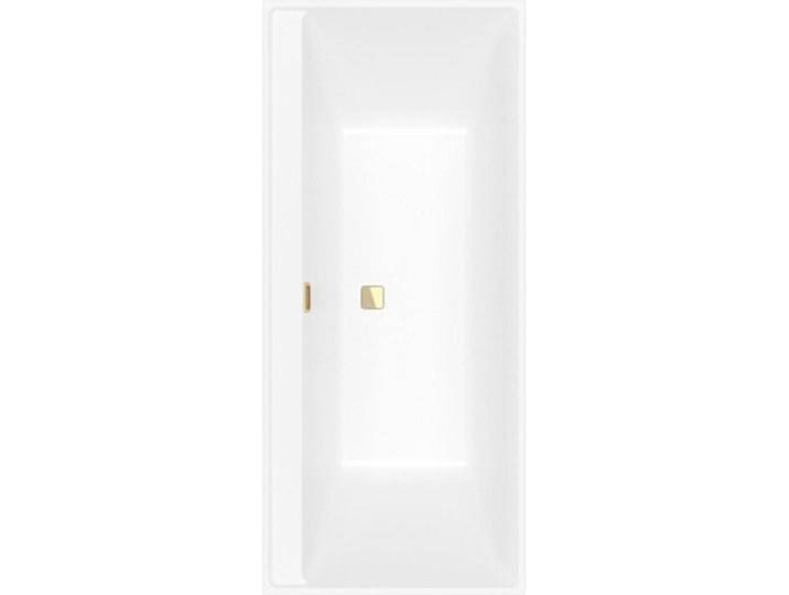 Villeroy & Boch, Badewanne, V&B Einbauwanne COLLARO 180x80 m Ab u Überlgrt. gold stone white (180 cm, 80 cm) von Villeroy-&-Boch