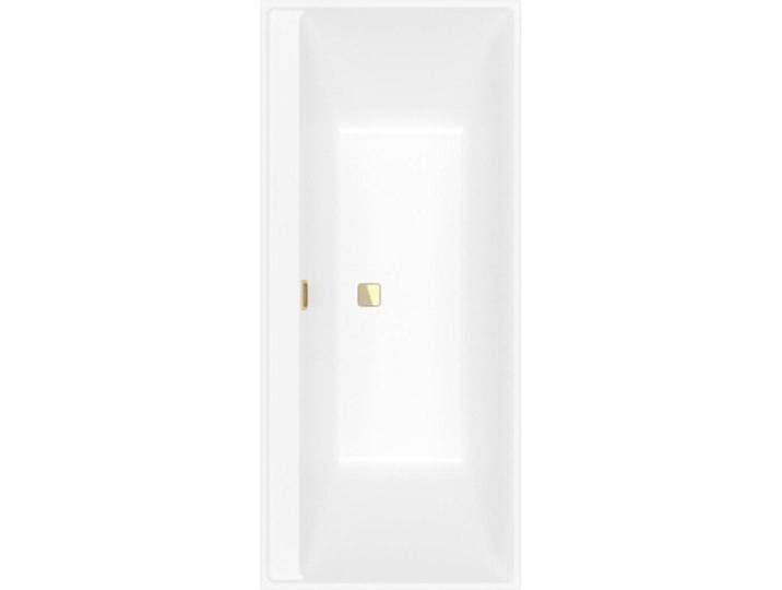 Villeroy & Boch, Badewanne, V&B Einbauwanne COLLARO 180x80 m Ab u Überlgrt. gold stone white (180 cm, 80 cm) von Villeroy-&-Boch