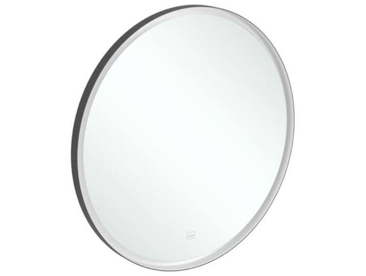 Villeroy & Boch, Spiegel, V&B Spiegel SUBWAY 3.0 rd 910x910x45mm bi (Black ma White Matt) (Ø 91 cm) von Villeroy-&-Boch