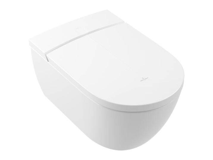 Villeroy & Boch, Toilette + Bidet, Dusch-WC Komplettanlage ViClean-l100 wei mit Beschichtung V0E100R1 von Villeroy-&-Boch