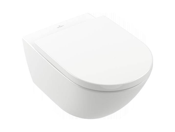 Villeroy & Boch, Toilette + Bidet, Subway 3.0 WC à chasse d'eau profonde, suspendu, ovale, sans bord, TwistFlush von Villeroy-&-Boch
