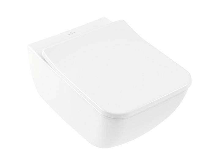 Villeroy & Boch, Toilette + Bidet, V&B Combi-Pack VENTICELLO m WWC ti. DF u WC-Sitz SlimSeat we C+ von Villeroy-&-Boch