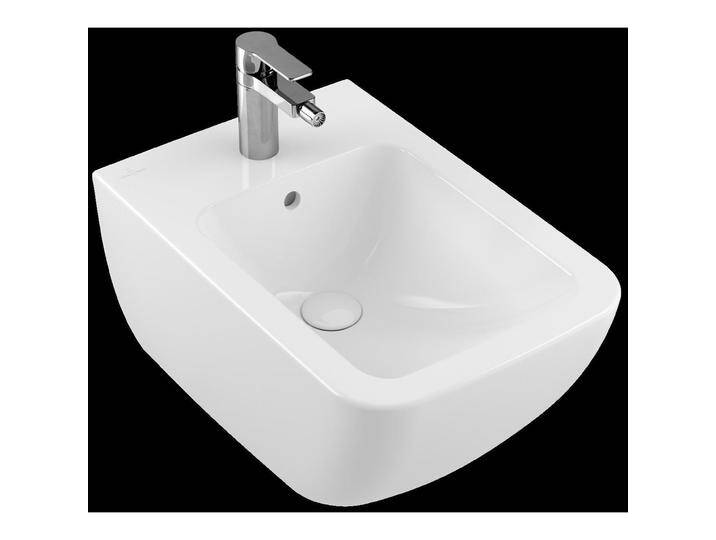 Villeroy & Boch, Toilette + Bidet, Venticello Bidet 441100, 375x560mm, 1 Hahnloch, mit Überlauf, wandhängend Villeroy & Boch, Toilette + Bidet, Venticello Bidet 441100, 375x560mm, 1 Hahnloch, mit Überlauf, wandhängend von Villeroy-&-Boch
