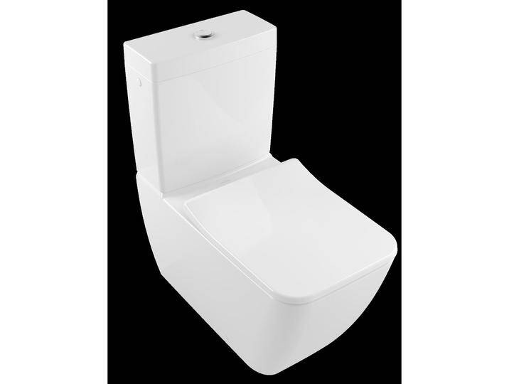 Villeroy & Boch, Toilette + Bidet, Venticello Tiefspülklosett 4612R0, 375x700 mm, DirectFlush (spülrandlos), bodenste von Villeroy-&-Boch