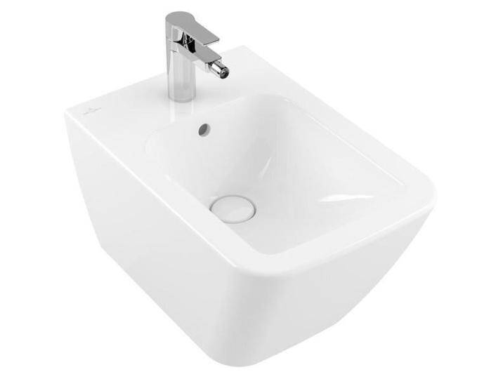 Villeroy & Boch, Toilette + Bidet, Villeroy und Boch Bidet Finion 446500 375x560mm, mit Überlauf, 1 Hahnloch von Villeroy-&-Boch