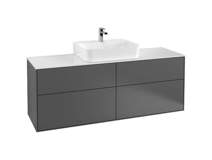 Villeroy & Boch, Waschbeckenunterschrank, V&B Waschtischunterschrank FINION 1600x603x501mm AP Glas wh ma wh ma lacq. Villeroy & Boch, Waschbeckenunterschrank, V&B Waschtischunterschrank FINION 1600x603x501mm AP Glas wh ma wh ma lacq. von Villeroy-&-Boch