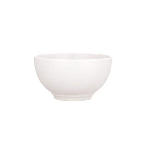 Villeroy und Boch - Twist White Bol Set 6tlg., klassisches Schalen-Set für Müsli/Salate/Desserts, Premium Porzellan, weiß, spülmaschinengeeignet, 650 ml von Villeroy & Boch