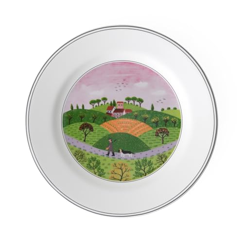 Villeroy & Boch Design Naif Frühstücksteller Jäger, Premium Porzellan von Villeroy & Boch