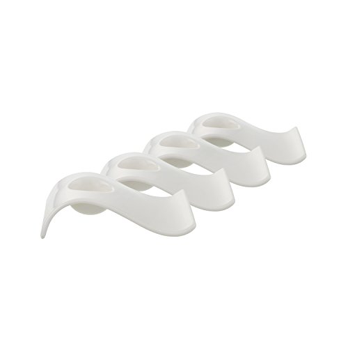Villeroy & Boch 10-2525-1955 NewWave Eierbecher Premium Geschwungener Form, Porzellan, Weiß, 23.3 x 13.9 x 5.5 cm, 4 Einheiten Villeroy & Boch 10-2525-1955 NewWave Eierbecher Premium Geschwungener Form, Porzellan, Weiß, 23.3 x 13.9 x 5.5 cm, 4 Einheiten von Villeroy & Boch