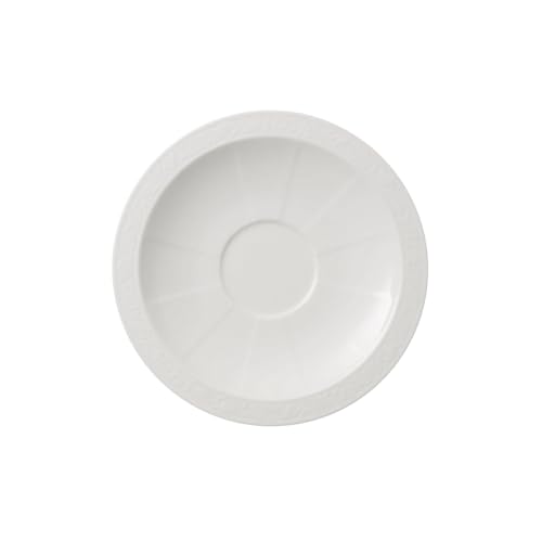 Villeroy & Boch 10-4389-1250 White Pearl Frühstücks-Untertasse, Porzellan 1043891250 von Villeroy & Boch