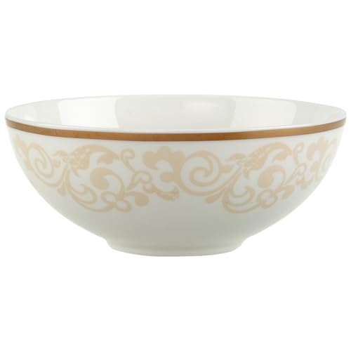 Villeroy & Boch 10-4390-3810 Ivoire Dessertschale, Porzellan, Ivory, 15.6 x 15.6 x 2 cm, 1 Einheiten von Villeroy & Boch