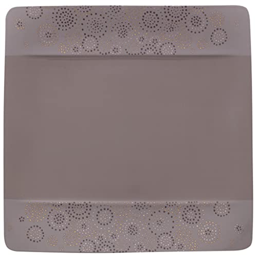 Villeroy & Boch 10-4511-2641 Modern Grace Grey Frühstücksteller, 23x23 cm, Premium Bone Porzellan von Villeroy & Boch