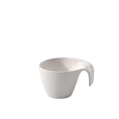 Villeroy und Boch Flow Kaffeetasse, 200 ml, Premium Porzellan, Weiß von Villeroy & Boch