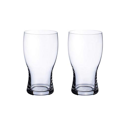 Villeroy und Boch Purismo Beer Pint, 2er-Set, 650 ml, Kristallglas, Klar von Villeroy & Boch