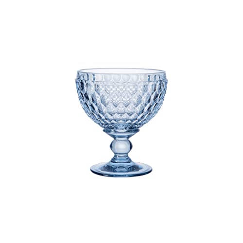 Villeroy und Boch - Boston col. Sektschale blue, extravagantes, formschönes Glas für Sekt und Champagner, Kristallglas, blau, 400 ml, 125MM von Villeroy & Boch