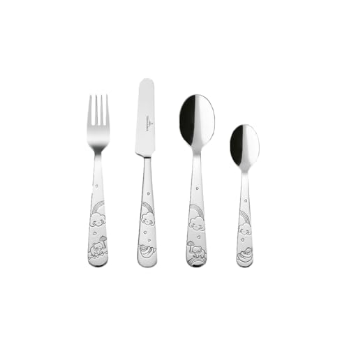 Villeroy & Boch – Boho Kids "Walk like an elephant" Kinderbesteck Set 4 teilig Silber/Platin, Spülmaschinenfest, Besteck Kind, Essbesteck Kinder, Gabel, Löffel, Messer, Besteckset Kinder, Edelstahl Villeroy & Boch – Boho Kids "Walk like an elephant" Kinderbesteck Set 4 teilig Silber/Platin, Spülmaschinenfest, Besteck Kind, Essbesteck Kinder, Gabel, Löffel, Messer, Besteckset Kinder, Edelstahl von Villeroy & Boch