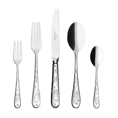 Villeroy & Boch – Toy's Delight Besteckset 30 teilig Silber Platin, Spülmaschinenfest, Besteck Set 6 Personen Rostfrei Weihnachtsmotive, Gabel, Messer, Löffel, Kaffeelöffel, Kuchengabeln, Edelstahl Villeroy & Boch – Toy's Delight Besteckset 30 teilig Silber Platin, Spülmaschinenfest, Besteck Set 6 Personen Rostfrei Weihnachtsmotive, Gabel, Messer, Löffel, Kaffeelöffel, Kuchengabeln, Edelstahl von Villeroy & Boch