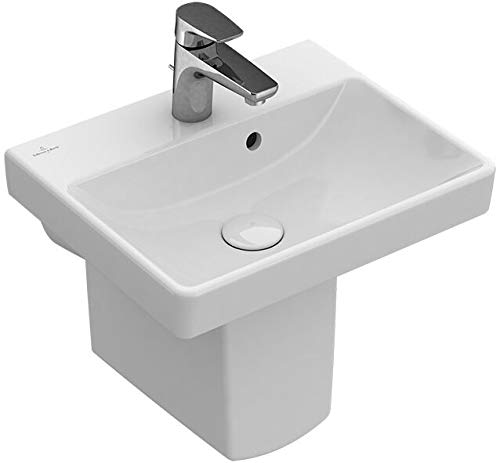 Villeroy & Boch 735845R1 Avento 735845 450x370mm, 1 Wasserhahnloch, mit Überlauf, Farbe Badkeramik > Waschtische & Handwaschbecken, Weiße Keramik von Villeroy & Boch