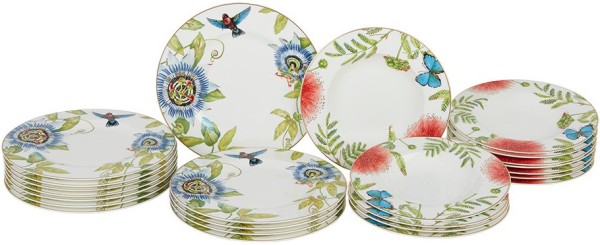 Villeroy & Boch Amazonia Anmut Tafel-Set für 12 Personen / 24 Teile von Porzellan-Exklusiv