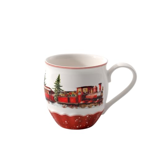 Villeroy & Boch - Annual Christmas Edition Jahresbecher 2025 380 ml Bunt, Kaffetasse Weihnachten, Becher, Weihnachtsbecher Keramik, Geschirr, Sammlerstück, Premium Porzellan von Villeroy & Boch