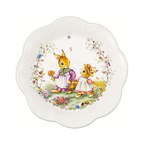 Villeroy & Boch - Spring Fantasy, Schale groß, Blumenwiese, 30,5x30,5x5cm, Premium Porzellan, Bunt von Villeroy & Boch