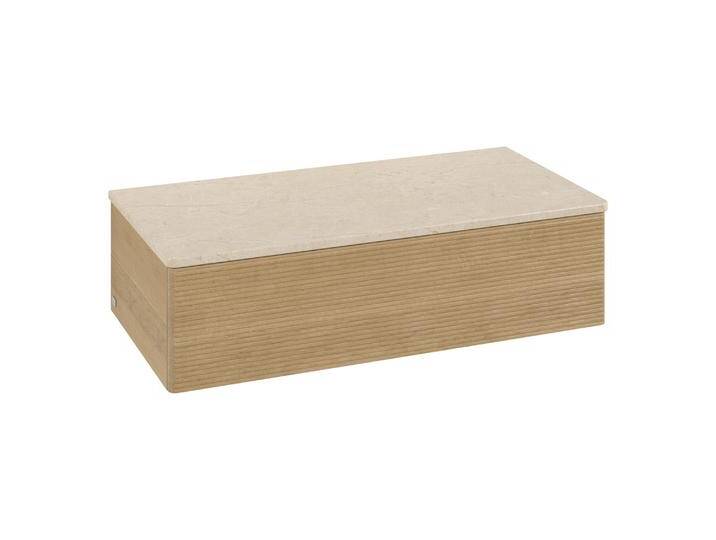 Villeroy & Boch Antao Sideboard 100 x 50 cm, 1 Auszug, Front mit Struktur 2184222 von Villeroy-&-Boch