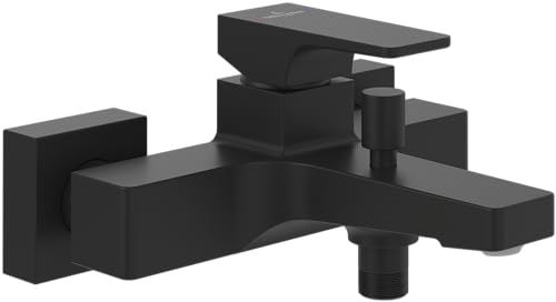 Villeroy & Boch Architectura Square Badewannenarmatur Aufputz, Wasserhahn Badewanne mit Rückflussschutz und Umstellfunktion, Mischbatterie Badewanne wassersparend, eckig, Matt Black Villeroy & Boch Architectura Square Badewannenarmatur Aufputz, Wasserhahn Badewanne mit Rückflussschutz und Umstellfunktion, Mischbatterie Badewanne wassersparend, eckig, Matt Black von Villeroy & Boch
