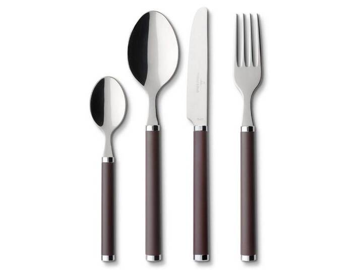 Villeroy & Boch Besteck-Set Play! chocolate brown Tafelbesteck 24tlg., bunt von Villeroy-&-Boch