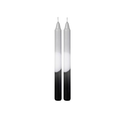 Villeroy & Boch - Black Xmas Stabkerze Dip Dye, 2 Stück, 23x2 cm, Weihnachtsdekoration, Schwarz/Grau Villeroy & Boch - Black Xmas Stabkerze Dip Dye, 2 Stück, 23x2 cm, Weihnachtsdekoration, Schwarz/Grau von Villeroy & Boch