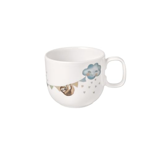 Villeroy & Boch - Boho Kids Walk Like An Elephant Kleiner Kinderbecher Mit Henkel, Tasse Für Kinder, Becher Aus Porzellan, Kindergeschirr, Spülmaschinenfest, Mikrowellensicher, Mehrfarbig von Villeroy & Boch