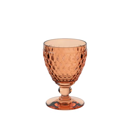 Villeroy & Boch – Boston Apricot Wasserglas, Kristallglas Farbig Orange, Füllmenge 350 Ml, Spülmaschinenfest von Villeroy & Boch