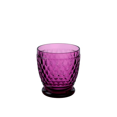 Villeroy & Boch - Boston Berry Becher, 200 Ml, Becher Aus Kristallglas Für Heiß-Und Kaltgetränke, Spülmaschinengeeignet, Rosa von Villeroy & Boch