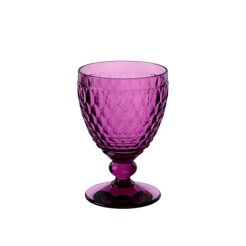 Villeroy & Boch - Boston Berry Rotweinglas, 200 Ml, Kristallglas Für Rotwein, Spülmaschinengeeignet, Rosa von Villeroy & Boch