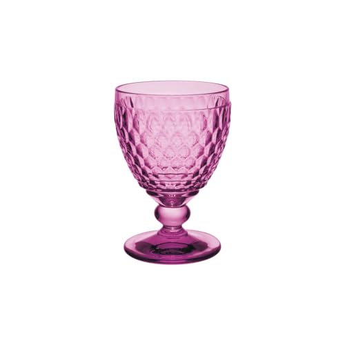 Villeroy & Boch - Boston Berry Wasserglas, 250 Ml, Kristallglas Für Softdrinks, Spülmaschinengeeignet, Rosa von Villeroy & Boch