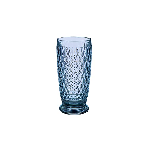 Villeroy und Boch Boston Coloured Longdrinkglas Blue, 400 ml, Kristallglas, Blau, 162mm von Villeroy & Boch