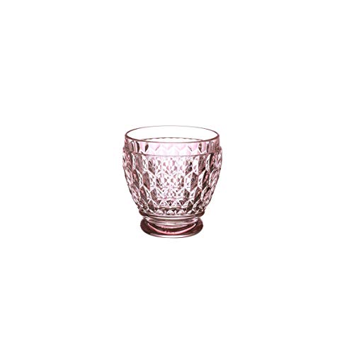 Villeroy & Boch Boston Coloured Shot Glas Rose 4 Stück Nr. 1173093654 und 4er Set EKM Living Edelstahl Strohhalme von Villeroy & Boch