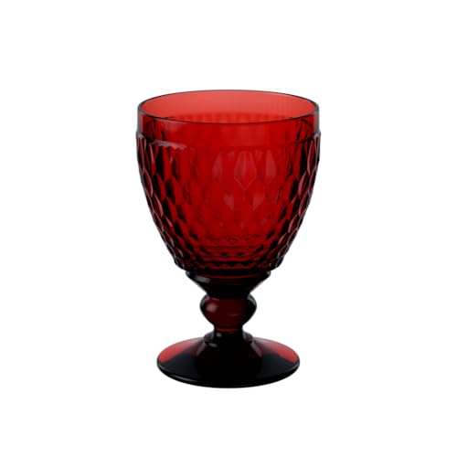 Villeroy & Boch Boston coloured Wasserglas Red, Kristallglas, 144mm von Villeroy & Boch