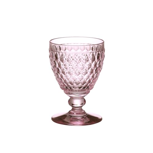 Villeroy und Boch Boston coloured Wasserglas Rose, Kristallglas, 144 mm, 1 Stück (1er Pack) von Villeroy & Boch