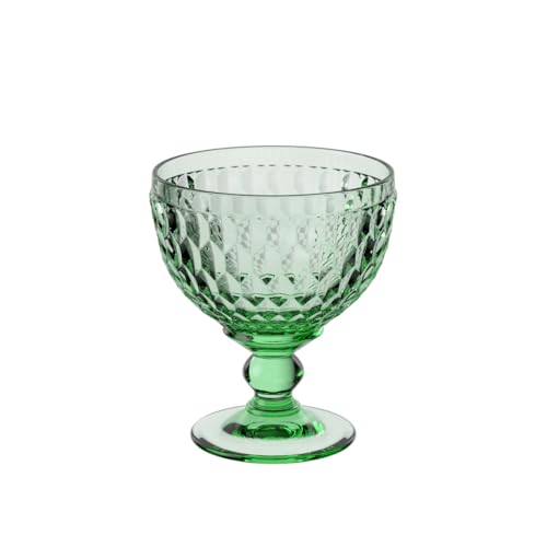 Villeroy und Boch - Boston col. Sektschale green, extravagantes, formschönes Glas für Sekt und Champagner, Kristallglas, grün, 400 ml, 125 mm von Villeroy & Boch