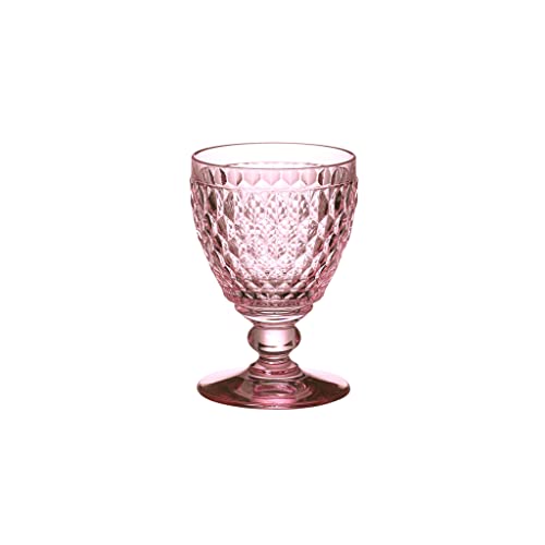 Villeroy und Boch Boston coloured Rotweinglas Rose, Kristallglas, 1 Stück (1er Pack) von Villeroy & Boch