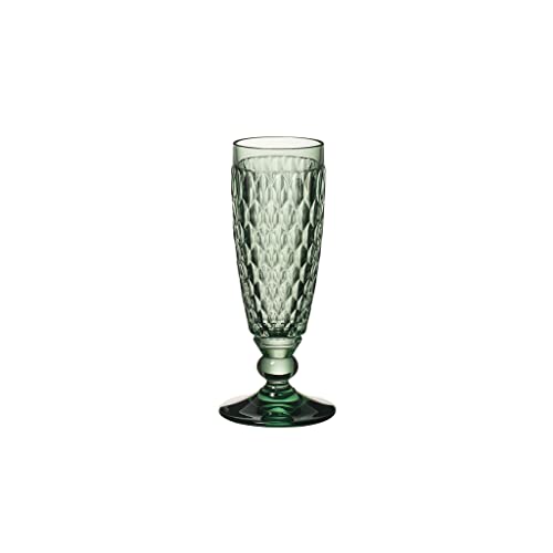 Villeroy und Boch Boston coloured Sektglas Green, Kristallglas, 163mm, 1 Stück (1er Pack) von Villeroy & Boch