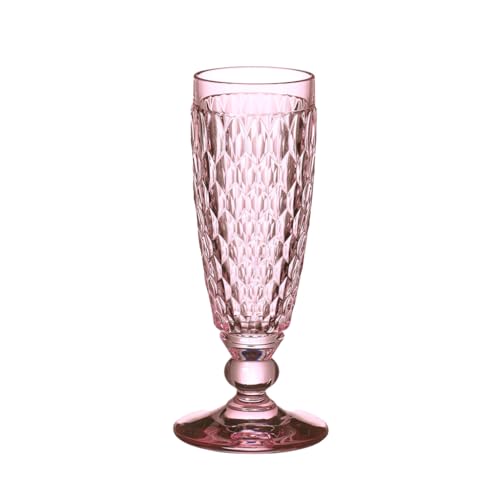 Villeroy & Boch Boston coloured Sektglas Rose, Kristallglas, 163mm von Villeroy & Boch