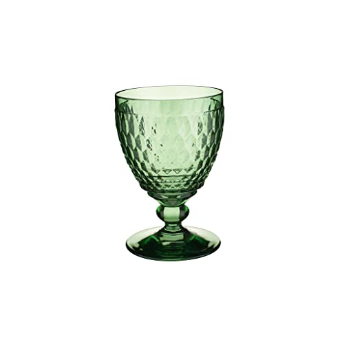 Villeroy und Boch Boston coloured Wasserglas Green, Kristallglas, 144mm, 1 Stück (1er Pack) von Villeroy & Boch