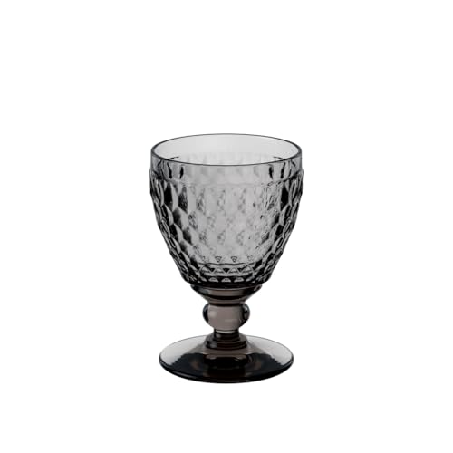 Villeroy & Boch Boston Coloured Weißweinglas Smoke, 230 ml, Kristallglas, Grau von Villeroy & Boch