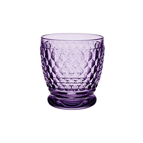 Villeroy & Boch – Boston Lavender Becher Lila 200 Ml, Spülmaschinenfest, Wasserglas Violett, Trinkglas, Glas Rund, Glas Bunt, Saftglas, Buntes Glas, Kristallglas von Villeroy & Boch